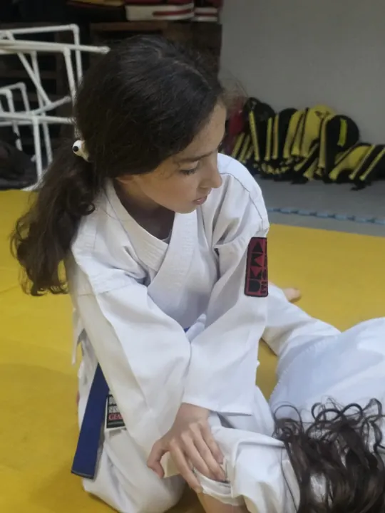 Çocuk grubunda teknik çalışması